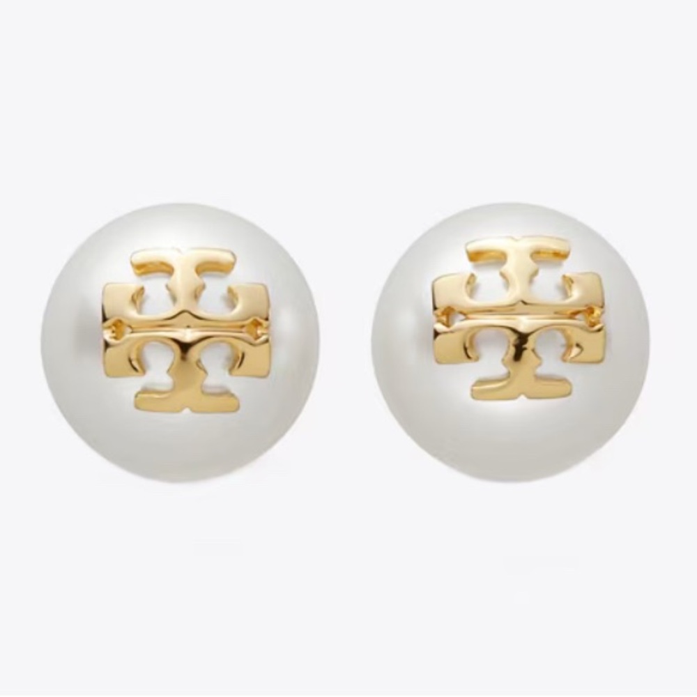 Tory Burch Kira Pearl Stud Earrings - Preowned